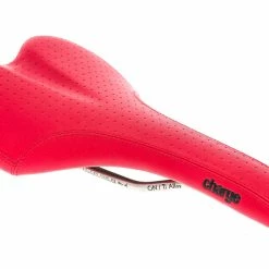 Charge Race Performance Saddle 140mm CrN/Ti Alloy Rails Red
